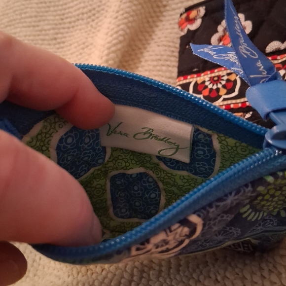 3 Vera Bradley Coin Purses In The Pattern Pirouette,Doodle Daisy,Jazzy Bloom - Picture 7 of 7